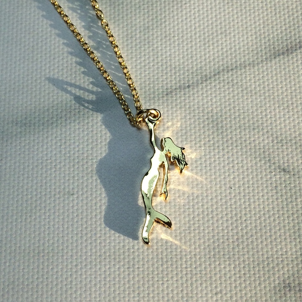 Gold Mermaid Necklace